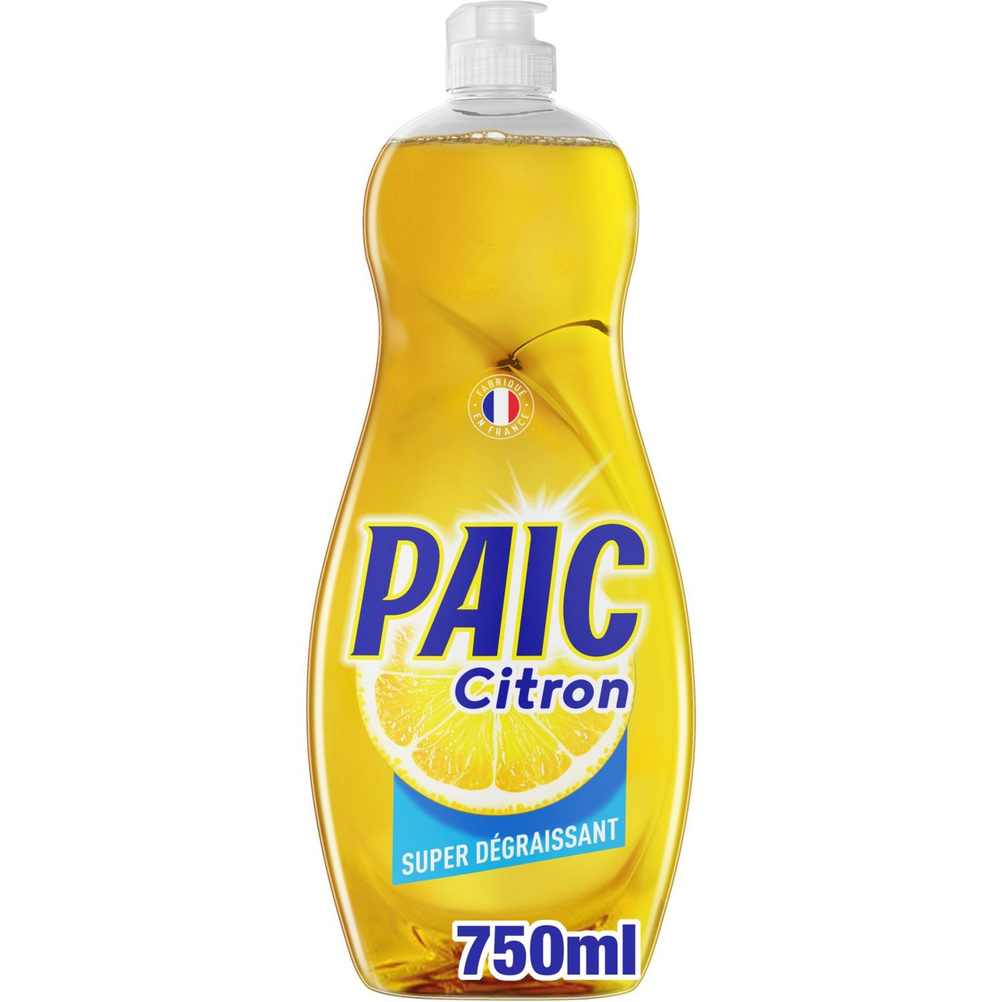 PAIC Liquide vaisselle super dégraissant citron 750ml pas cher 