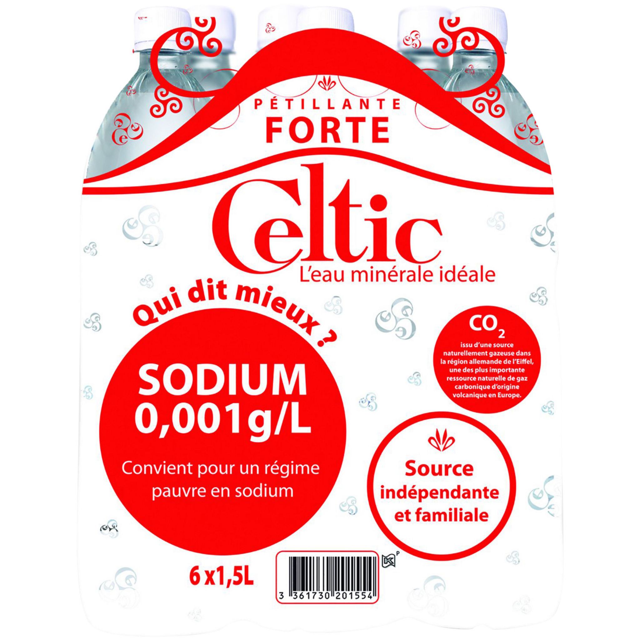 Eau pétillante Celtic - Actibio