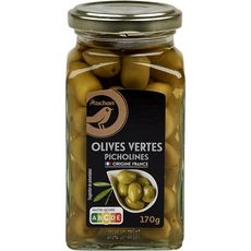 AUCHAN GOURMET Auchan Gourmet Olives vertes picholines 170g 170g