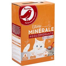 Auchan Litiere Minerale Agglomerante Fraicheur 5l Pas Cher A Prix Auchan