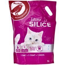 Auchan Litiere Minerale Absorbante Silice Pour Chat 5l Pas Cher A Prix Auchan