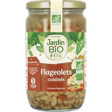 JARDIN BIO ETIC Flageolets cuisinés, en bocal 680g