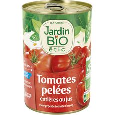 JARDIN BIO ETIC Jardin Bio Tomates pelées entières au jus 400g 400g