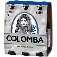 COLOMBA Bière blanche de Corse 5% bouteilles 6x25cl