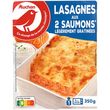 AUCHAN Lasagnes au saumon 1 portion 350g