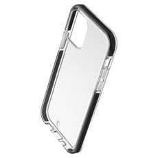 CELLULAR Coque pour Apple iPhone 12 Mini - Transparent/Noir