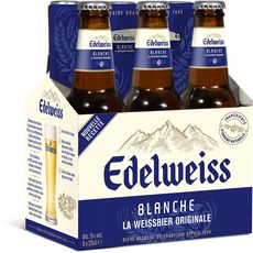 EDELWEISS Bière blanche 5% bouteilles 6x25cl