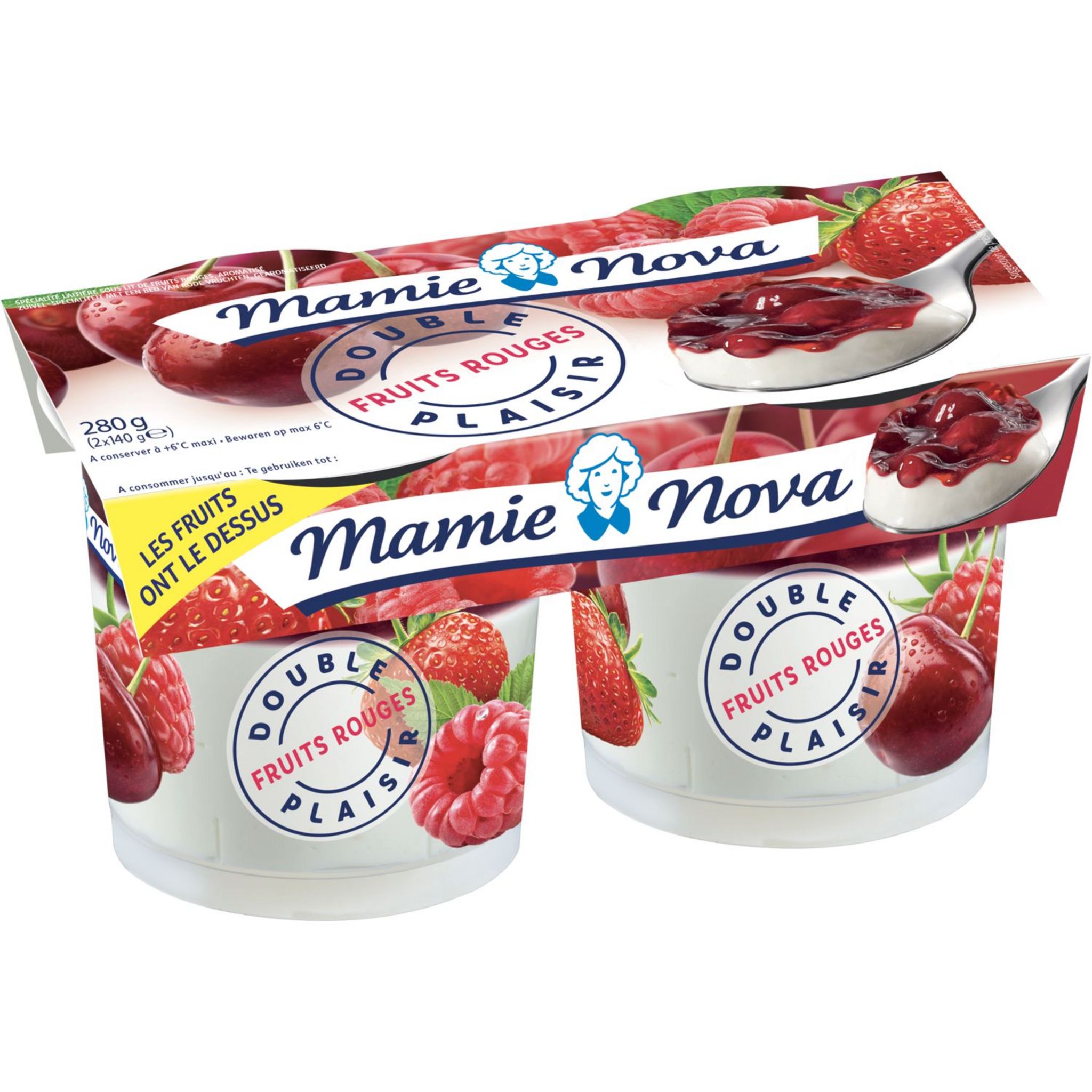 Les yaourts Evasion de Mamie Nova