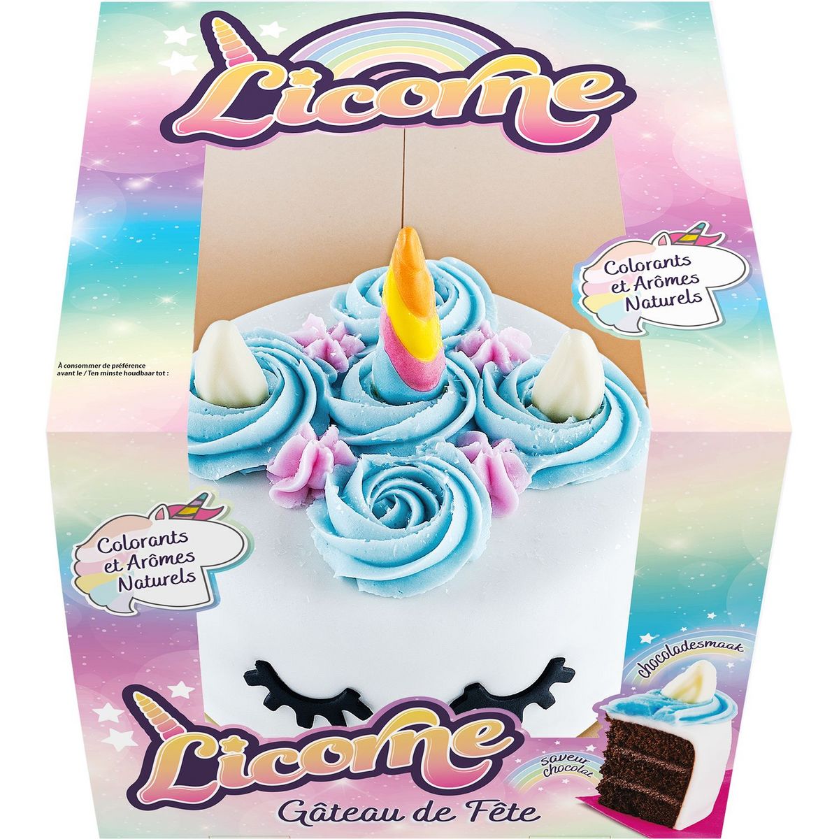 Gateau De Fete En Forme De Licorne Saveur Chocolat 810g Pas Cher A Prix Auchan