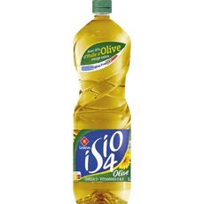 LESIEUR Isio 4 huile de 4 graines avec 20% d'huile d'olive 1l