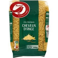 Auchan cheveux d'ange cuisson rapide 3min 500g pas cher à prix auchan