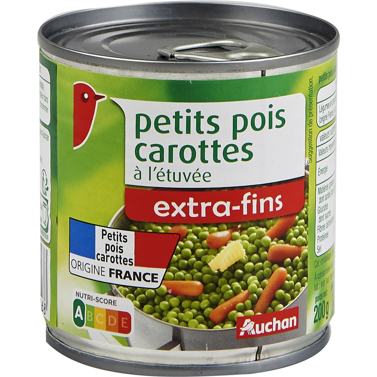 PETITS POIS ET CAROTTES EXTRA 130G