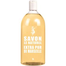 SAVON LE NATUREL Recharge savon liquide mains extra pur de Marseille 1l