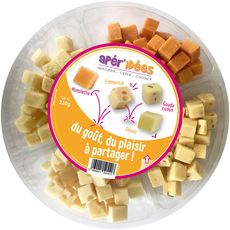 APER'IDEES Plateau de dés de 4 fromages 320g