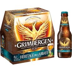 GRIMBERGEN Grimbergen Bière blonde héritage 8,5% bouteilles 6x25cl 6x25cl