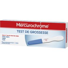 MERCUROCHROME Test de grossesse 1 test