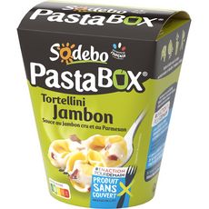 SODEBO Sodebo pastabox tortellini jambon sans couverts 280g 1 portion 280g