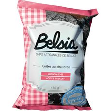 BELSIA Chips artisanale de Beauce à l'oignon de Roscoff 150g