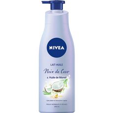 NIVEA Lait huile pour le corps noix de coco & monoï peaux normales à sèches 200ml