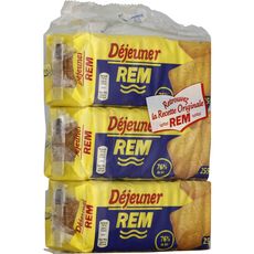 Rem Biscuits Petit Dejeuner Lot De 3 3x255g Pas Cher A Prix Auchan