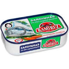 RAMIREZ Sardines à l'huile piquante 125g