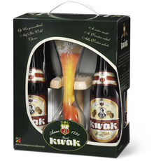 KWAK Kwak Coffret bière blonde belge 8% bouteilles 4x33cl +1 verre 4x33cl