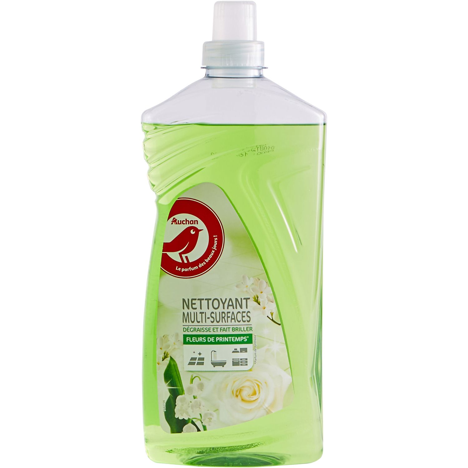 AUCHAN Spray nettoyant avec javel multi surfaces 750ml pas cher 