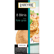 LABEYRIE Labeyrie Blinis spécial foie gras x8 200g 8 pièces 200g
