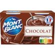 MONT BLANC Crème dessert saveur chocolat extra fin 4x125g