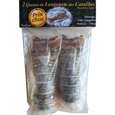 Queue de langouste des Caraïbes 2 pièces 310g pas cher à prix Auchan