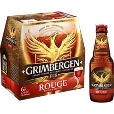 GRIMBERGEN Bière rouge 6% bouteilles 6x25cl