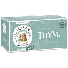 LES 2 MARMOTTES Infusion thym 33 sachets 38g
