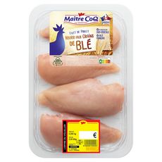 MAITRE COQ Filet de poulet nourri aux grains de blé 4 filets 720g