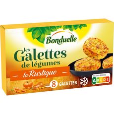 BONDUELLE Galette carotte, potiron et butternut 8 pièces 300g