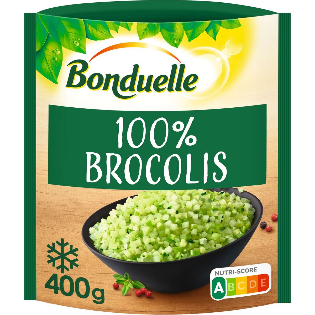 AUCHAN Brocolis déjà cuit 3-4 portions 750g pas cher 