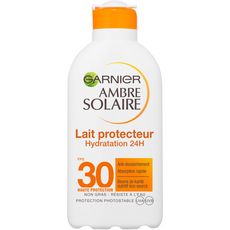 GARNIER Garnier Ambre Solaire Lait protecteur hydratation 24h SPF30 200ml 200ml