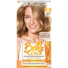 GARNIER Garnier Belle Color coloration permanente 2 blond naturel 3 produits 1 kit