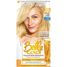 GARNIER Garnier Belle Color coloration permanente 112 blond très clair doré naturel 3 produits 1 kit