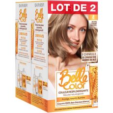 GARNIER Garnier Belle Color coloration permanente 4 blond cendré naturel x2 2x3 produits 2 kits