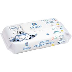 Biolane Lingettes Visage Et Mains 100 Biodegradables Pour Bebe 64 Lingettes Pas Cher A Prix Auchan