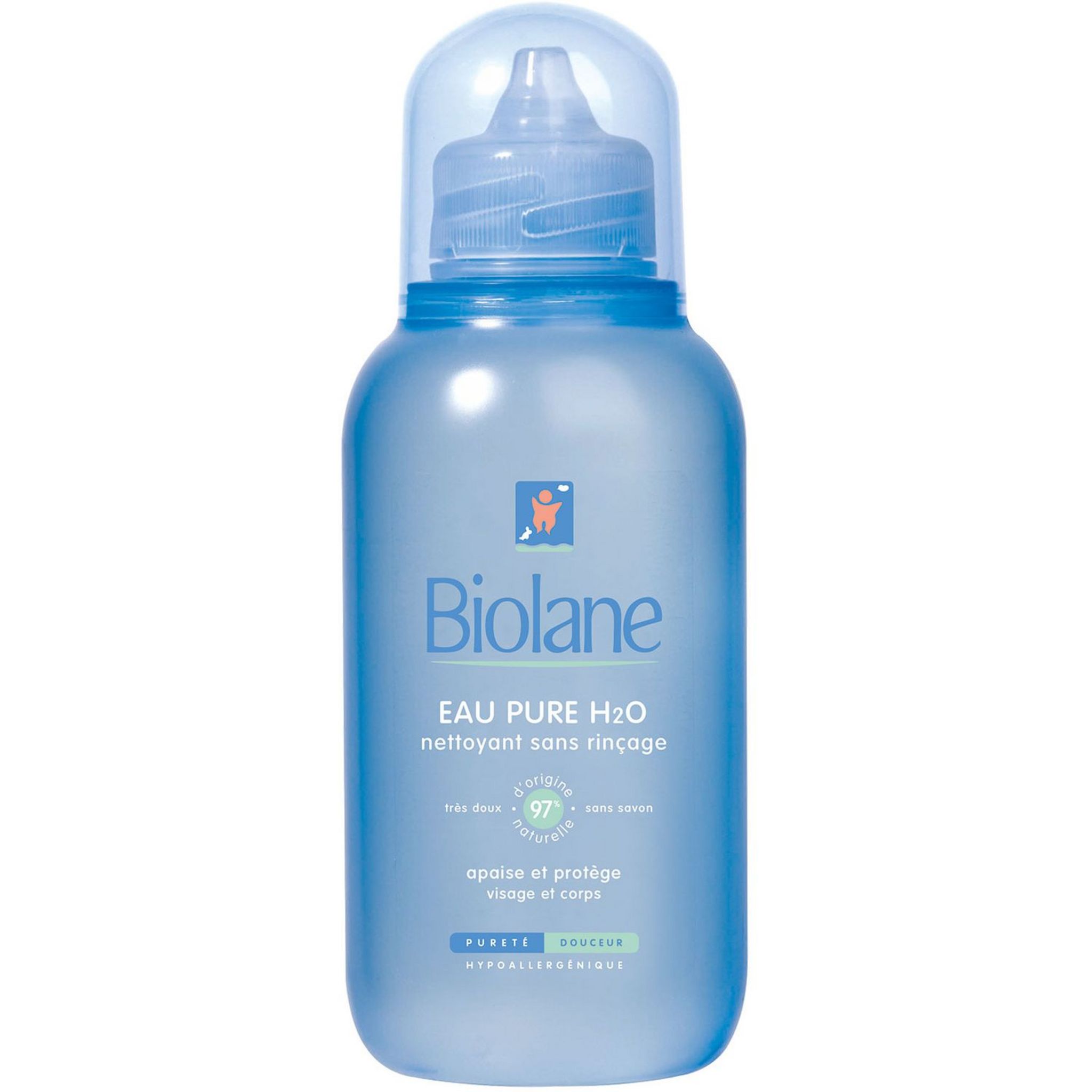 BIOLANE Eau nettoyante corps et visage pour bébé 400ml pas cher 