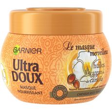 ULTRA DOUX Masque nourrissant argan & camélia cheveux secs et ternes 300ml