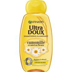 ULTRA DOUX Shampooing illuminant camomille & miel de fleurs cheveux blonds 250ml
