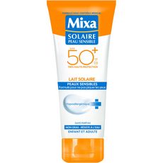 MIXA Lait solaire enfants & adultes peaux sensibles SPF50 200ml