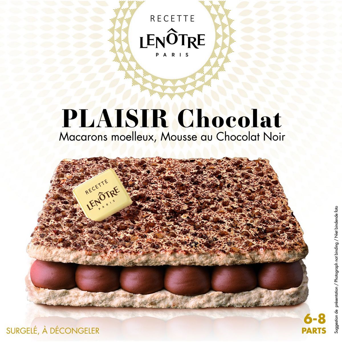 Lenotre Recette Lenotre Plaisir Chocolat 6 8 Parts 180g Pas Cher A Prix Auchan