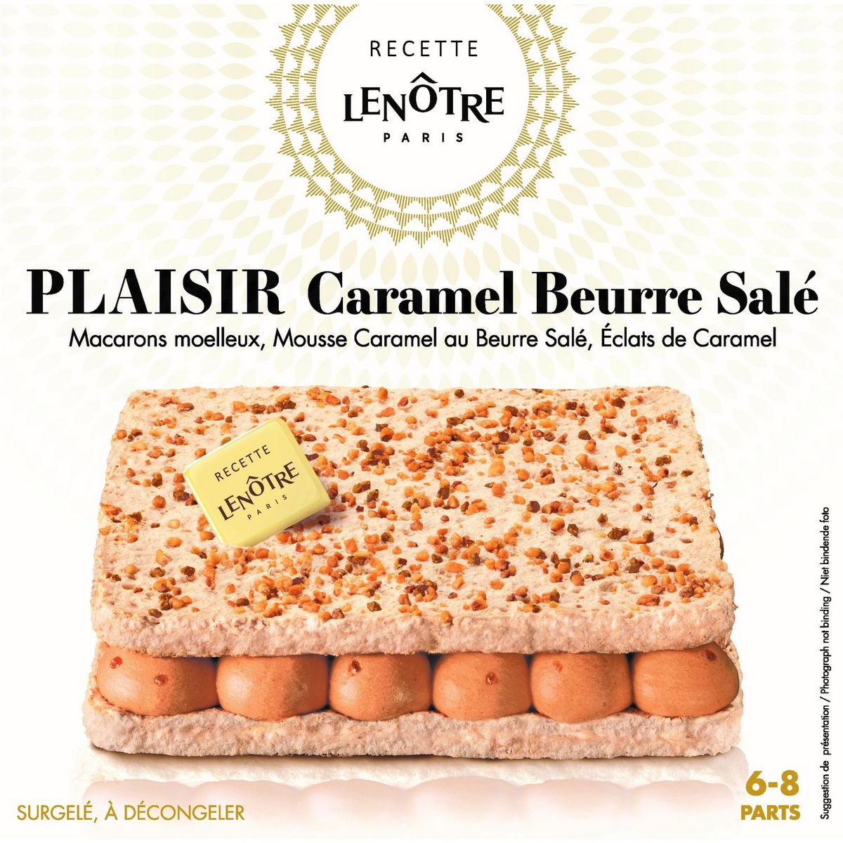 Lenotre Le Plaisir Caramel Au Beurre Sale 6 8 Parts 410g Pas Cher A Prix Auchan