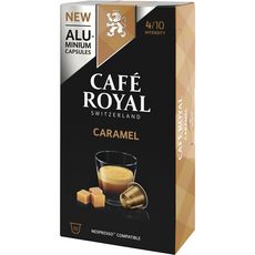 CAFE ROYAL Capsules de café saveur caramel compatibles Nespresso 10 capsules 52g
