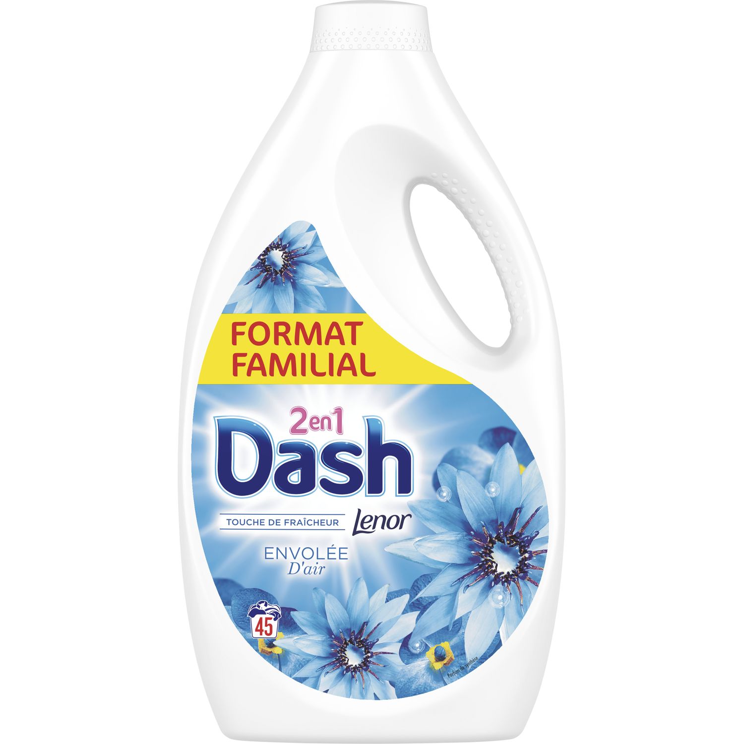 Lessive liquide détergent envolée d'air DASH - 46 lavages - Super