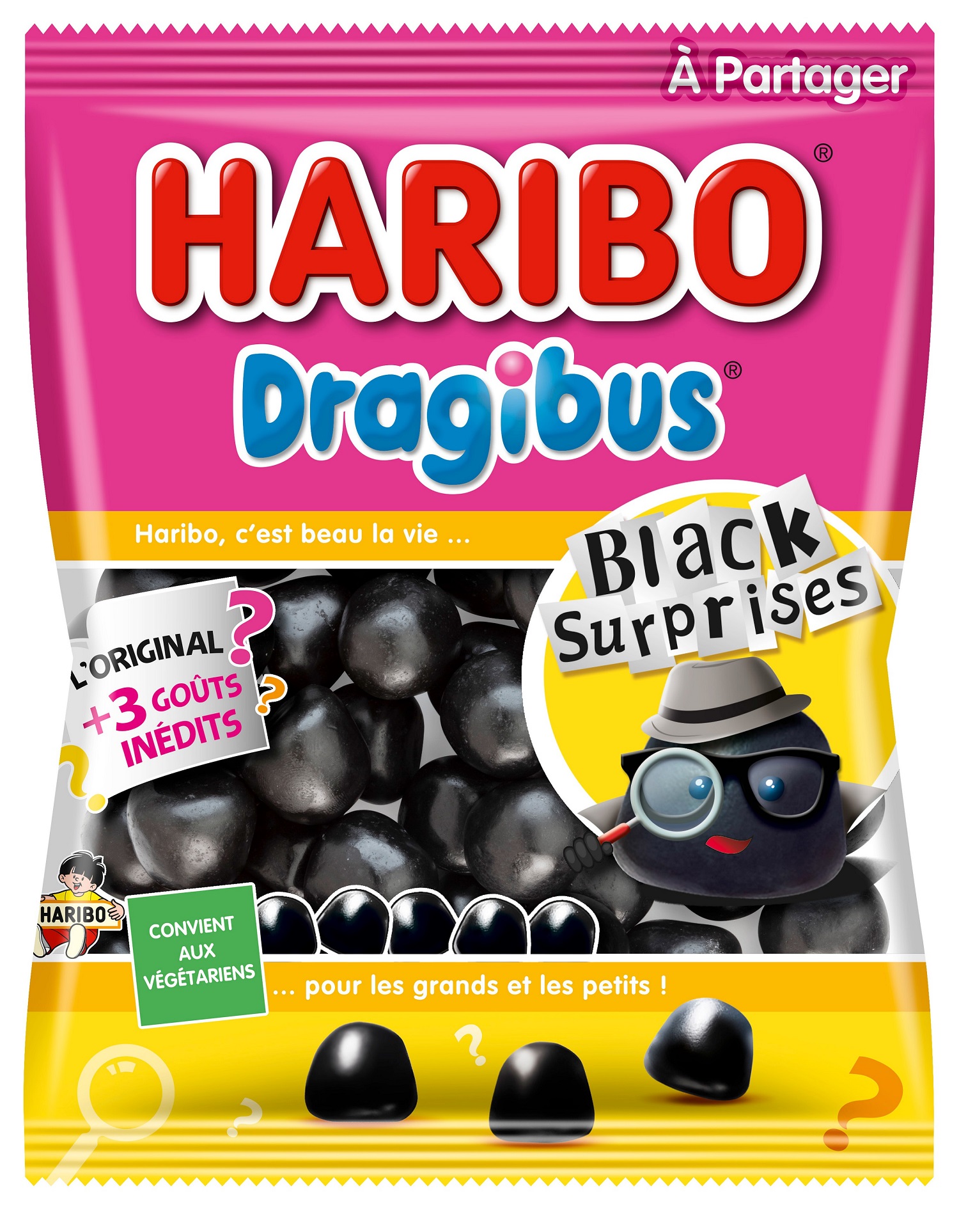 Dragibus noir Haribo 2 kg - Marlie confiseries