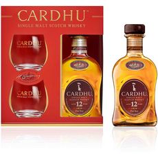 CARDHU Coffret scotch Whisky single malt écossais 40% 12 ans =+ 2 verres 70cl